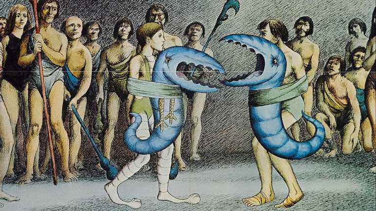 Kép A vad bolygócímű francia-csehszlovák animációs filmbő